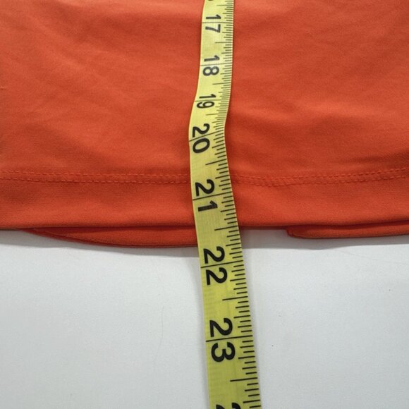 Julian Taylor Shrug Jacket Pleated Cardigan Womens 22W Orange Stretch Cropped - Picture 11 of 11